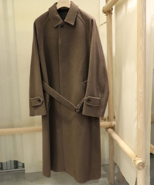 SUPER FINE WOOL MOSSER SOUTIEN COLLAR COAT A25AC01WM(M2570052