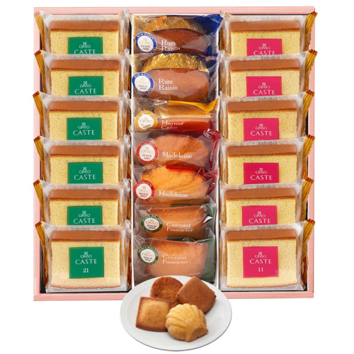 個装カステラ・焼菓子詰合せ(h4230306)｜フード(食品・スイーツ