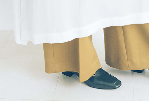 シルクドレス　（BRAHMIN） 　ワイドパンツ　（08sircus）