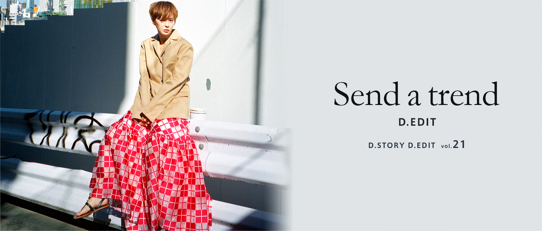 Send a trend D.EDIT D-STORY D.EDIT vol.21