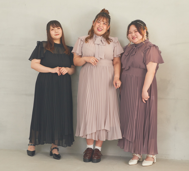 CHUBBY CURVY】vol.35 オールシーズン着まわせる！レディなワンピース 