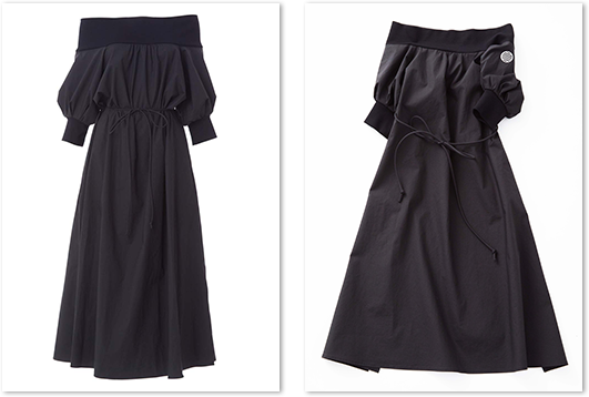 OFF-SHOULDER DRESS　57,200円