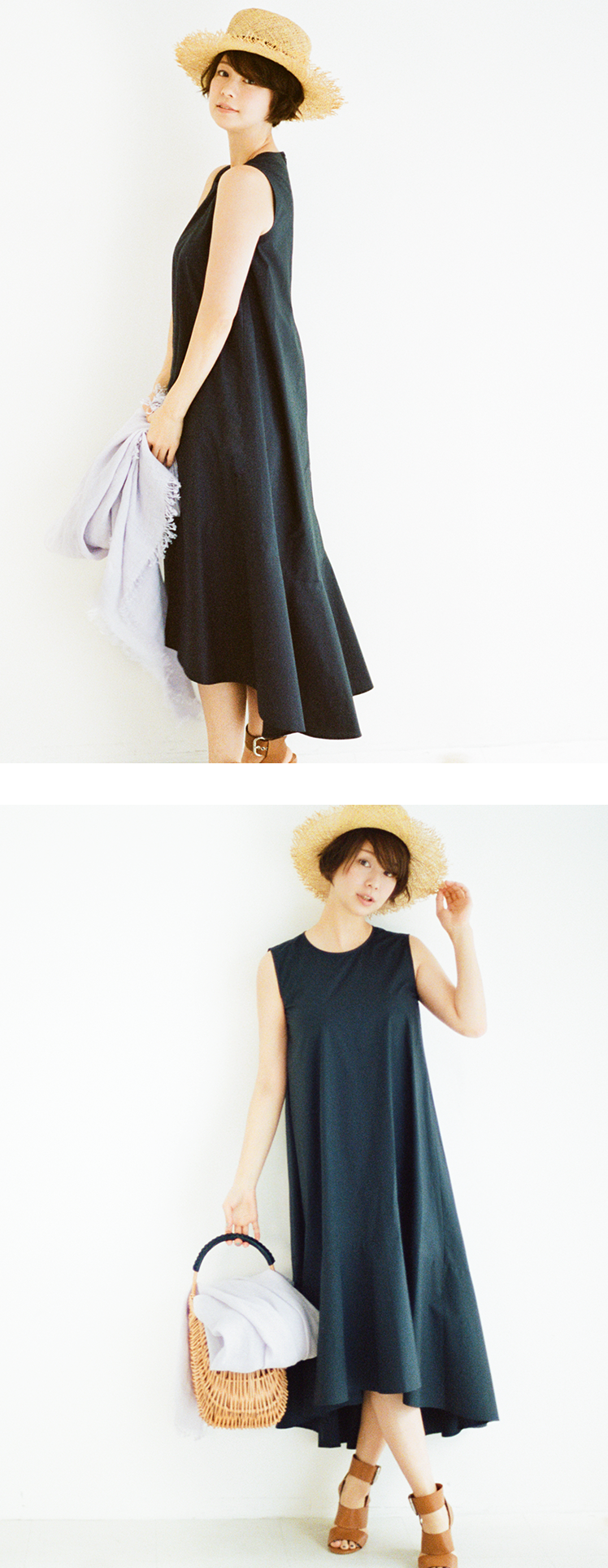 Lobby For Women Vol 22 田中美保さん 大人エレガントが表現できるワンピースstyle レディースファッション 阪急百貨店公式通販 Hankyu Fashion