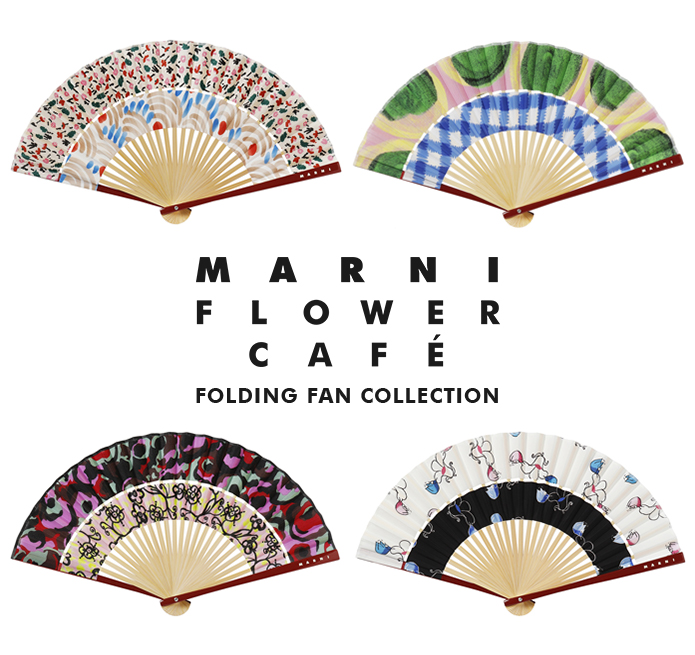 MARNI FLOWER CAFE FOLDING FAN COLLECTION（マルニフラワーカフェ 