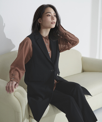 ロングジレ　レギュラーサイズ・Ｓサイズ：33,000円　Ｌサイズ：34,100円
