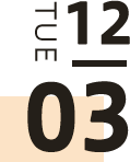 12/3 TUE