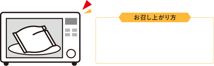 電子レンジで温めるだけ