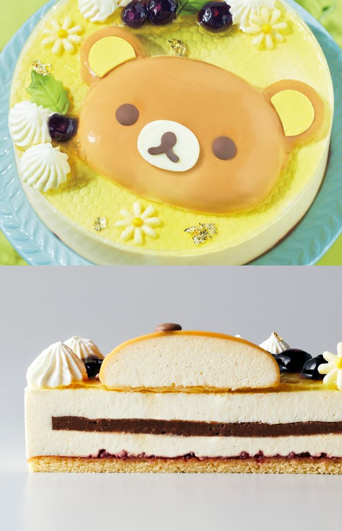 宅配 LINK 「CAKE 全国ケーキ宅配 ケーキリンク」 ハニー リラックマ ストラップ