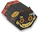 「富山柿山」ハロウィンあられ黒猫