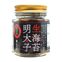 有明海産海苔に辛子明太子を合わせた絶品佃煮
「九州丸一食品」
生海苔明太子（100g）