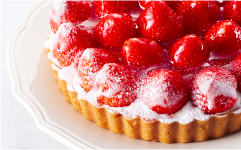 サクサクのタルトケーキ