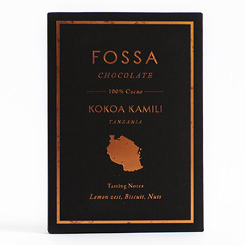 「フォッサチョコレート」ココアカミリ100％ダークタンザニア