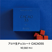 アロマ生チョコレート CACAO55