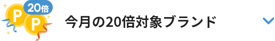 今月の30倍対象ブランド