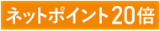 ネットポイント20倍