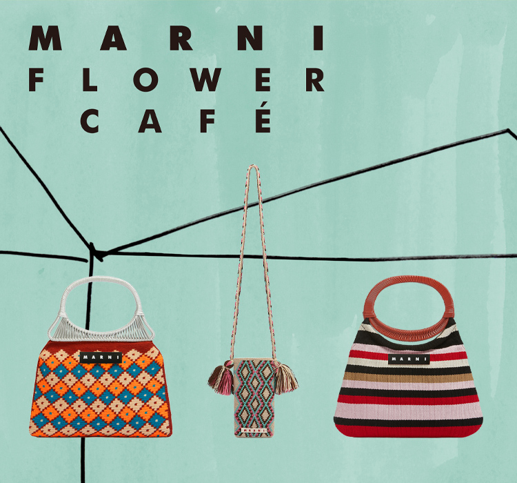 MARNI FLOWER CAFE BOAT BAG（マルニフラワーカフェ ボートバッグ 