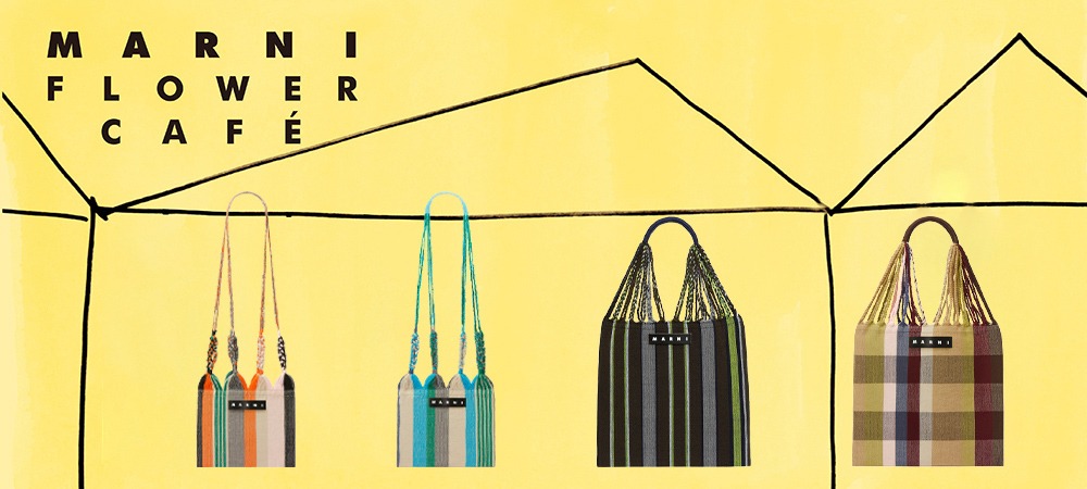 MARNI FLOWER CAFE HAMMOCK BAG（マルニフラワーカフェ　ハンモックバッグ）