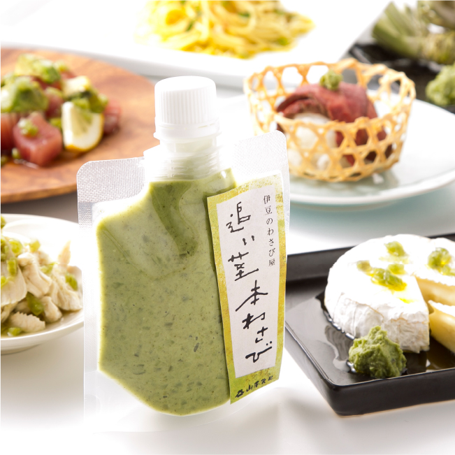 わさび茎のシャキッとした存在感