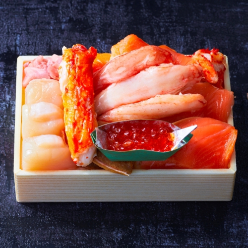 北海道産かに海鮮弁当