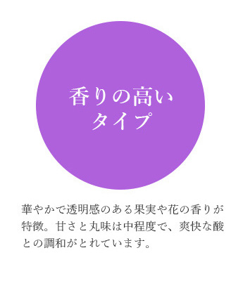 香りの高いタイプ