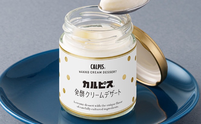 食べるカルピス®発酵クリームデザート登場