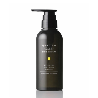 クワトロボタニコ
ボタニカル スカルプ＆ヘアシャンプー【レモングラス＆ブラックペッパー】
2,640円（税込）