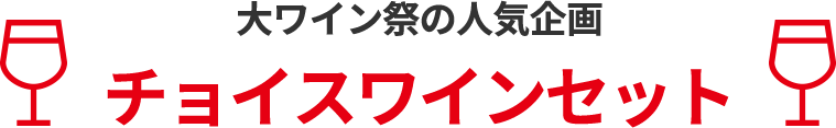 大ワイン祭の人気企画 チョイスワインセット