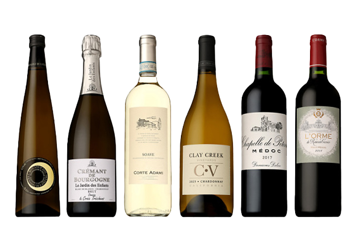 ペアリングにもおススメな泡白赤6本セット