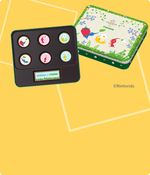 ゴディバ meets ピクミン アソートメント 7粒入 ほか