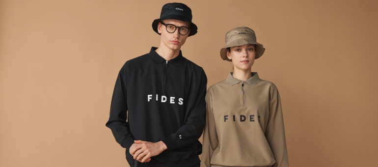 FIDES フィデス スウェット パーカー セットアップ L カーキ系 ゴルフ