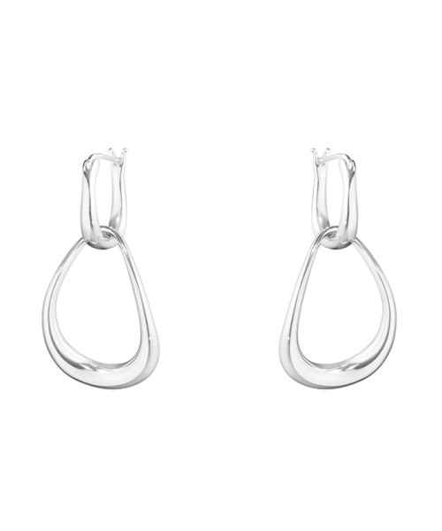 GEORGJENSEN オフスプリング ピアス シルバー F GEORGJENSEN オフスプリング ピアス シルバー F