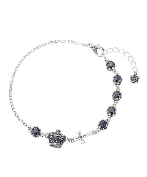 JUSTINDAVIS CHARLES Bracelet いぶし/ブラック M JUSTINDAVIS CHARLES Bracelet いぶし/ブラック M