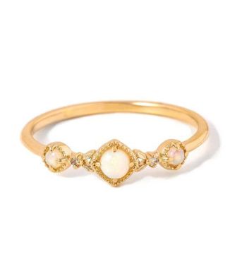 K10YGオパールリング