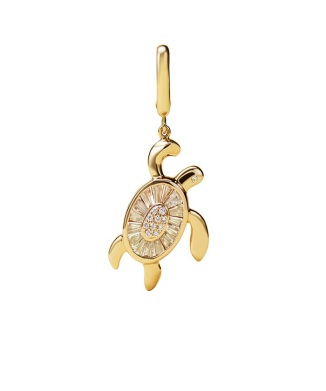 モルディブタートルダイヤモンドチャーム