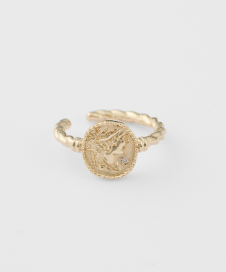 K10コインモチーフイヤーカフ(片耳用)