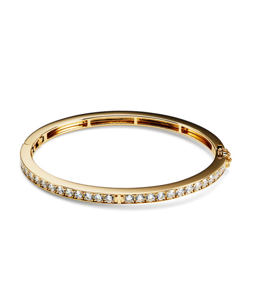 JUSTINDAVIS SUPERB STONE Bangle ゴールドフィニッシュ×クリア S JUSTINDAVIS SUPERB STONE Bangle ゴールドフィニッシュ×クリア S