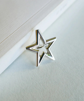 スターモチーフピアスイヤーカフ