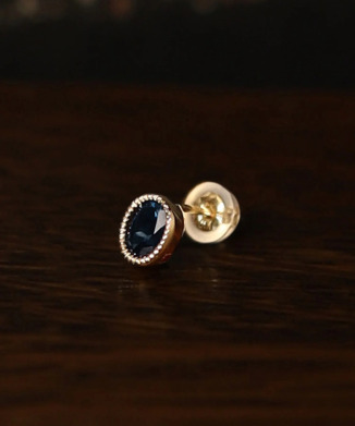 ブルートパーズピアス