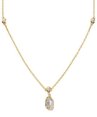 ムーンストーンバースストーンネックレス6月