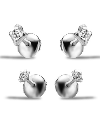 HANABIスタッズピアスWG