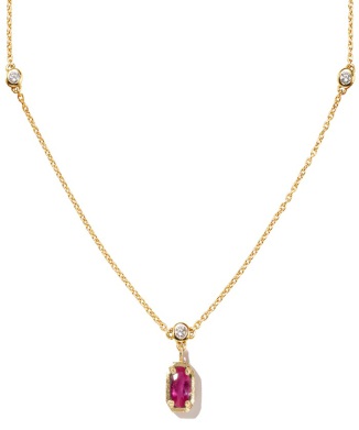 ルビーバースストーンネックレス7月