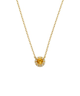 シトリン ネックレス