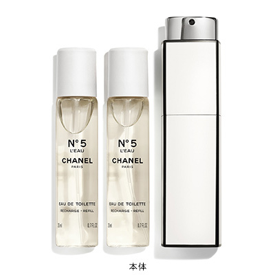 N°5 L EAU シャネル N°5 ロー ツィスト&スプレイ(オードゥ N°5 L EAU シャネル N°5 ロー ツィスト&スプレイ(オードゥ