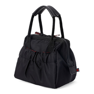 クラスプ・スタンダード ワイドオープン・コンパクトバッグ(KG2-701)(BLK)