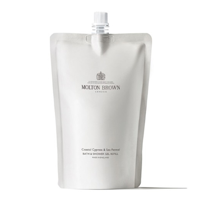 モルトンブラウン サイプレス&シーフェンネル バス&シャワージェル レフィル HB1 400ml モルトンブラウン サイプレス&シーフェンネル バス&シャワージェル レフィル HB1 400ml