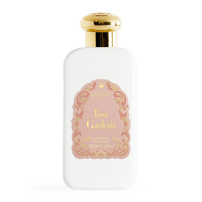 ボディミルク ローザ・ガーデニア箱付き ボディミルク ローザ ガーデニア ガラス瓶 250ml｜サンタ