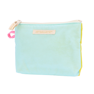 フィジー・ポップ ループ付き・薄マチポーチ・ミディアム(5WP-FO971)(MNTYE)