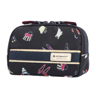 レーヴ・ミスティーク ミニマムサイズのスロープシェイプ・ポーチ(5WP-RY111)(NVY)