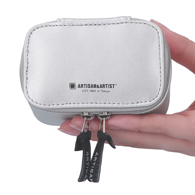 アーバン・リュクス ジュエリーポーチ(5WP-UL8107)(SLV)(B2590025