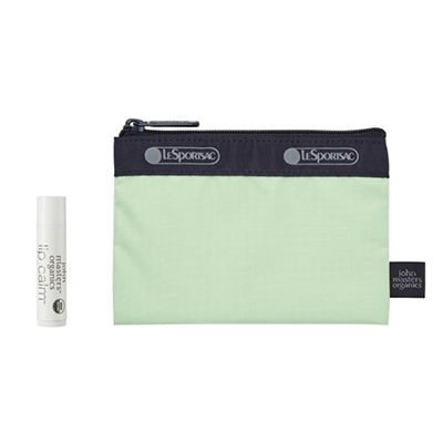 ジョンマスターオーガニック LeSportsac×JMO lip care gift リップカーム +FROSTY GREEN HB1 ジョンマスターオーガニック LeSportsac×JMO lip care gift リップカーム +FROSTY GREEN HB1